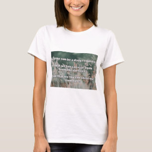 Empath Shine Positive Encouragement Quote T-Shirt