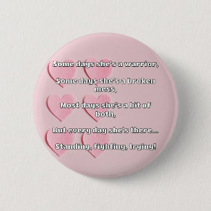 Empath Strength Positive Quote Encouragement 6 Cm Round Badge