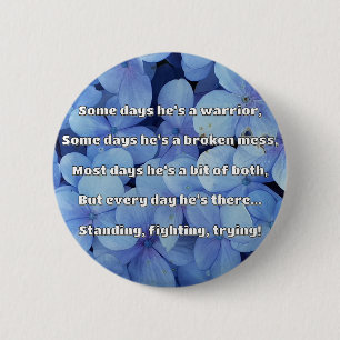 Empath Strength Positive Quote Encouragement 6 Cm Round Badge