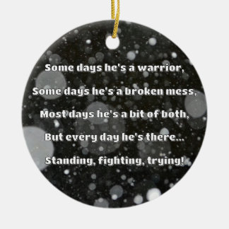 Empath Strength Positive Quote Encouragement Ceramic Tree Decoration