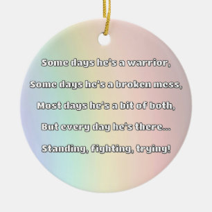 Empath Strength Positive Quote Encouragement Ceramic Tree Decoration
