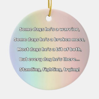 Empath Strength Positive Quote Encouragement Ceramic Tree Decoration