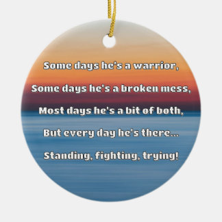 Empath Strength Positive Quote Encouragement Ceramic Tree Decoration