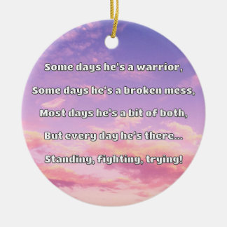 Empath Strength Positive Quote Encouragement Ceramic Tree Decoration