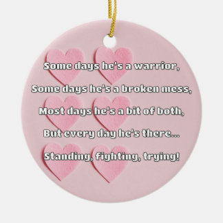 Empath Strength Positive Quote Encouragement Ceramic Tree Decoration