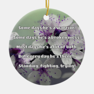 Empath Strength Positive Quote Encouragement Ceramic Tree Decoration