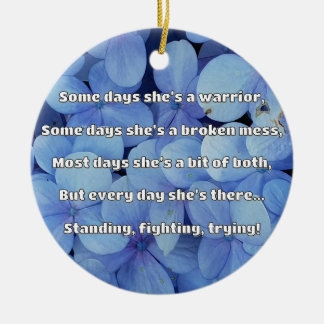 Empath Strength Positive Quote Encouragement Ceramic Tree Decoration