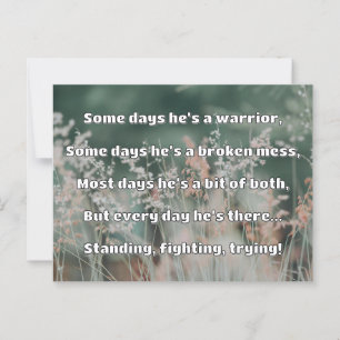 Empath Strength Positive Quote Encouragement Postcard
