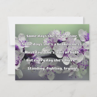 Empath Strength Positive Quote Encouragement Postcard