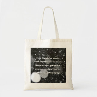 Empath Strength Positive Quote Encouragement Tote Bag
