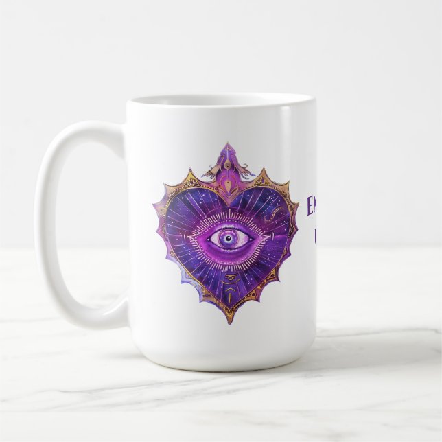 Empaths Unite Sacred Heart Mug (Left)