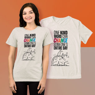 Empathy Advocate Teacher Counsellor Anti-Bullying Tri-Blend Shirt