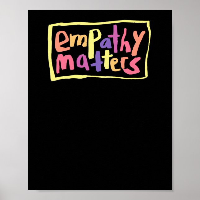 Empathy S Sticker1  Poster (Front)
