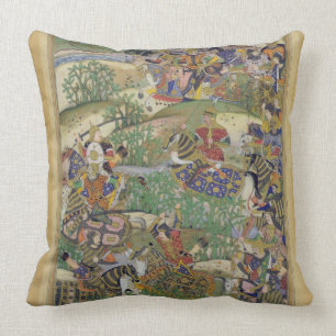 Emperor Akbar (r.1556-1605) at the battle of Samal Cushion
