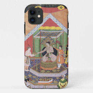 Emperor Akbar (r.1556-1605) entertained by his fos iPhone 11 Case