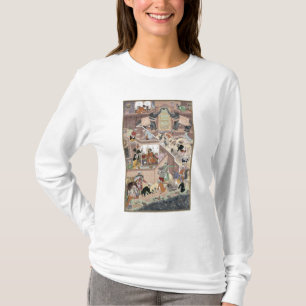 Emperor Akbar (r.1556-1605) inspecting the buildin T-Shirt