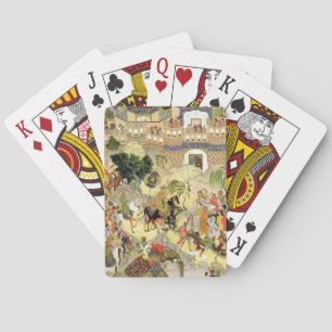 Emperor Akbar's triumphant entry into Surat, from Playing Cards