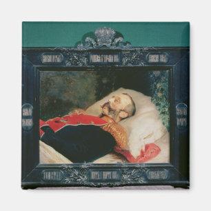 Emperor Alexander II  on His Deathbed, 1881 Magnet