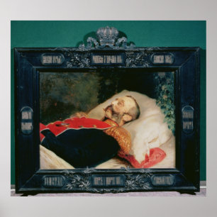 Emperor Alexander II on His Deathbed, 1881 Poster