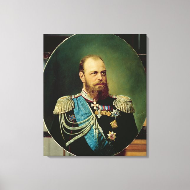 Emperor Alexander III Canvas Print (Front)