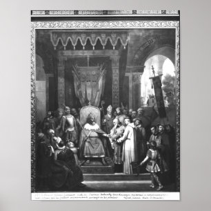 Emperor Charlemagne Surrounded Principal Poster