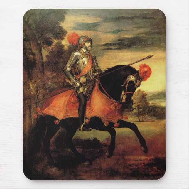Emperor Charles Mouse Pad (Front)