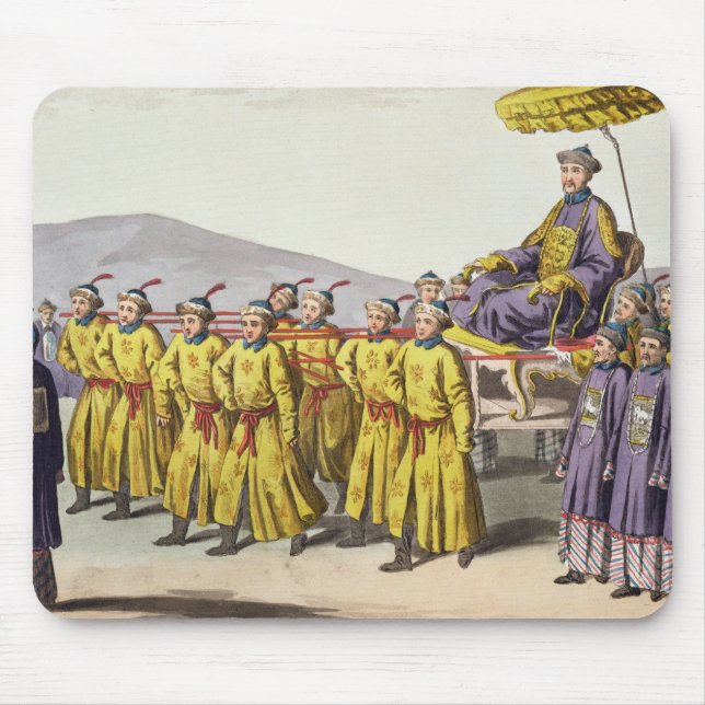 Emperor Ch'ien Lung carried in Triumph, plate 18 f Mouse Pad (Front)