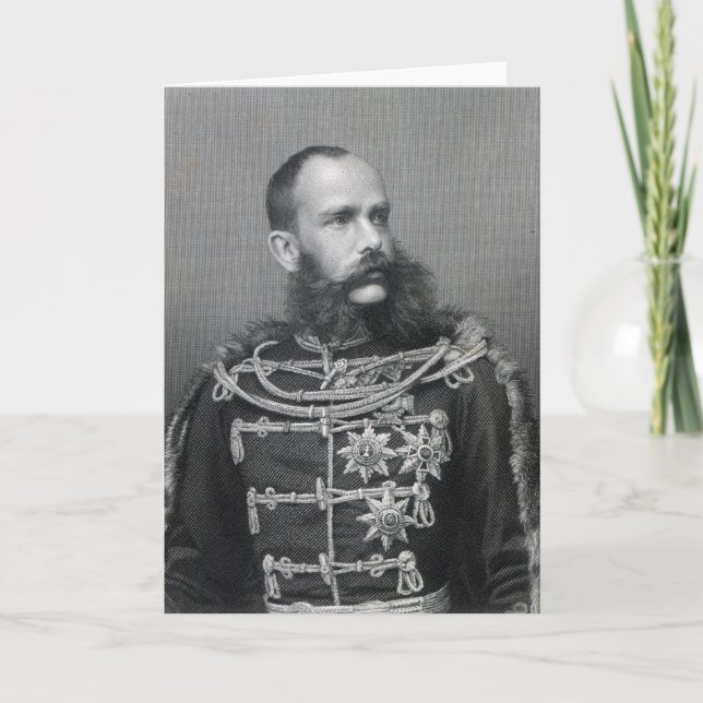 Emperor Franz Joseph I of Austria Card (Front)