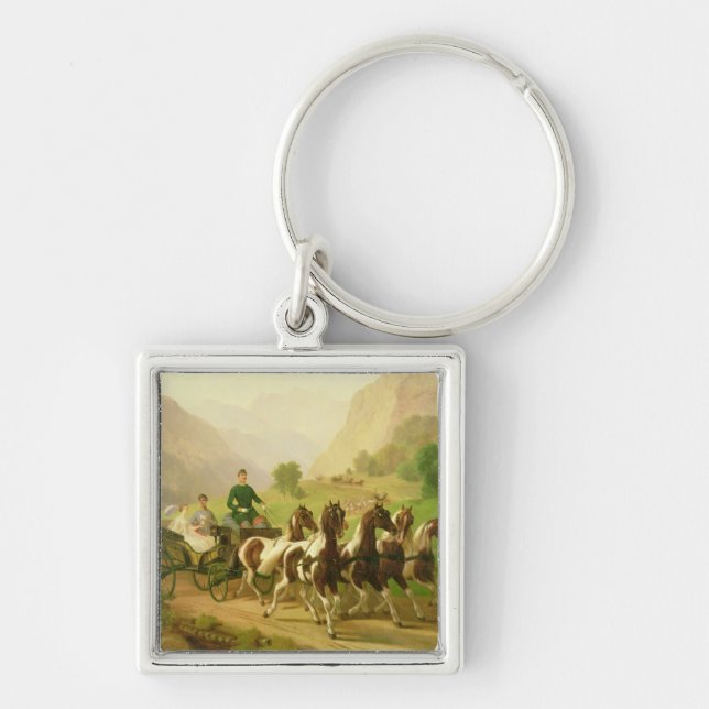 Emperor Franz Joseph I of Austria Key Ring (Front)
