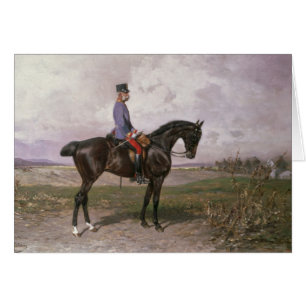 Emperor Franz Joseph I on his Austrian horse