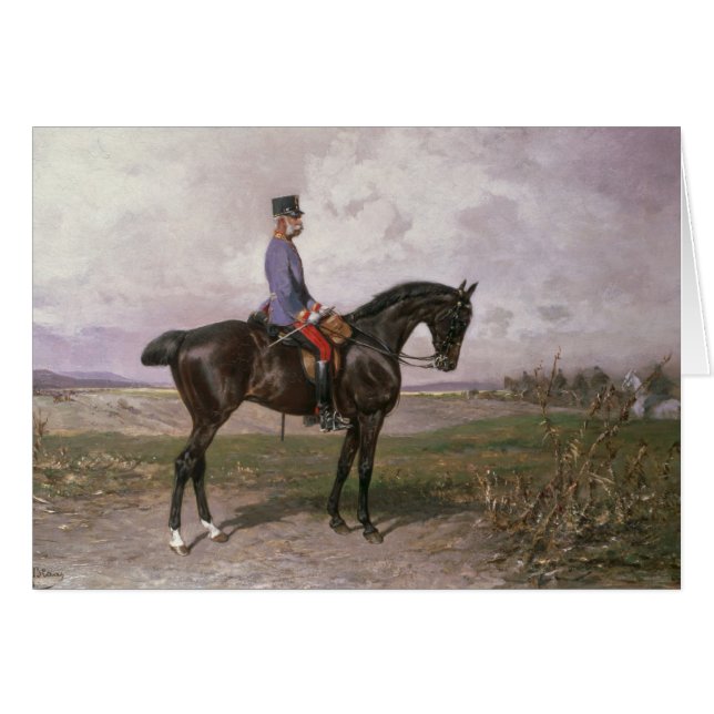 Emperor Franz Joseph I on his Austrian horse (Front Horizontal)