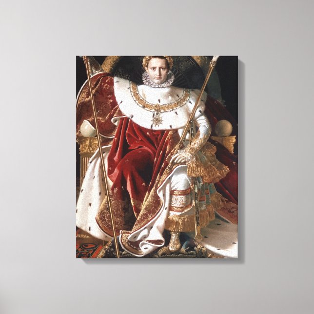 Emperor Napoleon Bonaparte Canvas Print (Front)