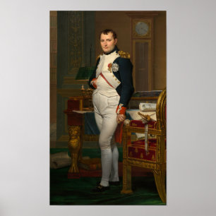 Emperor Napoleon in His Study at the Tuileries Poster
