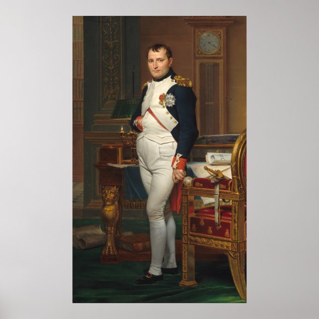 Emperor Napoleon - Jacques-Louis David Fine Art Poster (Front)
