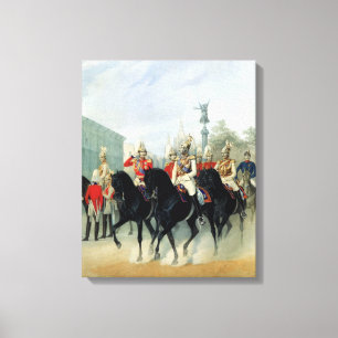 Emperor Nicholas I and Grand Duke Alexander Canvas Print