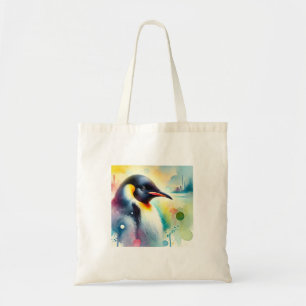 Emperor penguin 010824AREF127 - Watercolor Tote Bag