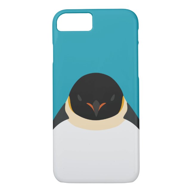 Emperor Penguin - bird illustration Case-Mate iPhone Case (Back)