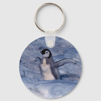Emperor Penguin Chick Key Ring
