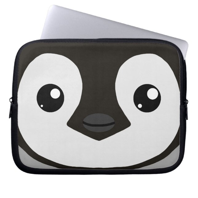 Emperor Penguin Chick Laptop Sleeve (Front)