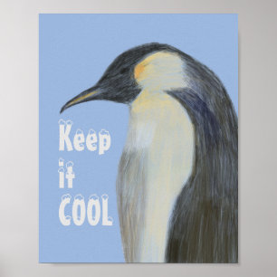 Emperor Penguin Climate Change Poster