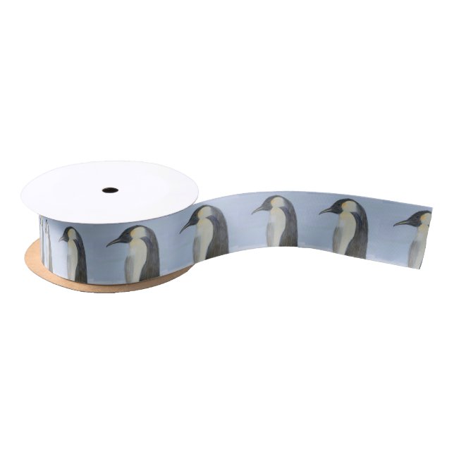 Emperor Penguin Satin Ribbon (Spool)