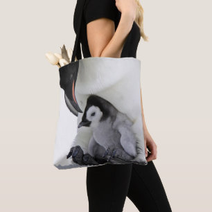 Emperor Penguin   Snow Hill Island Tote Bag