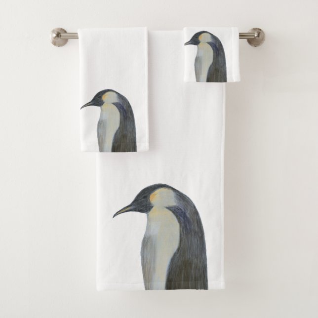 Emperor Penguin Towel Set (Insitu)