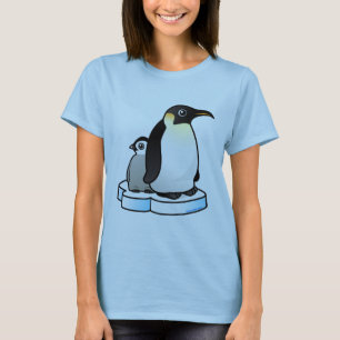 Emperor Penguin with Chick T-Shirt