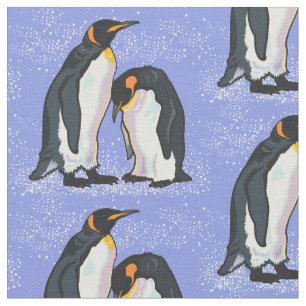 Emperor penguins fabric