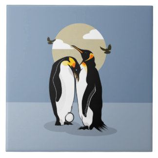 Emperor PENGUINS Tile