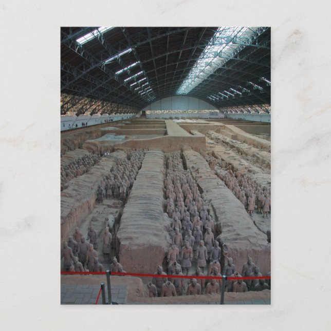 Emperor Qin's terracotta army Xian China Postcard (Front)