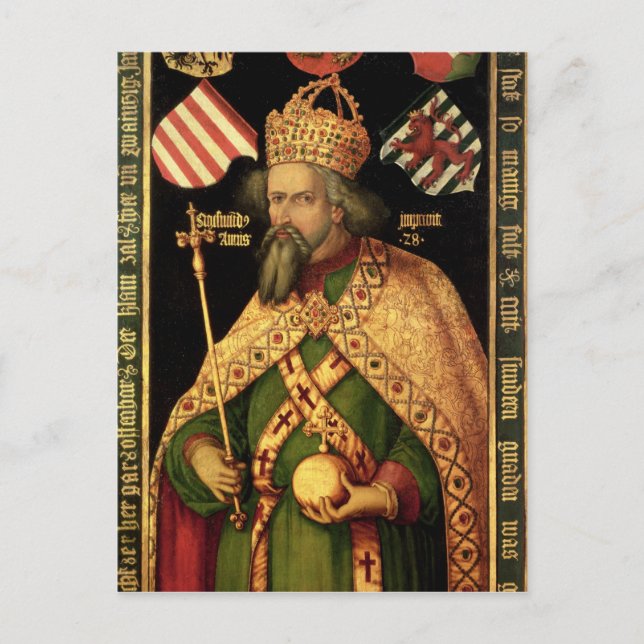 Emperor Sigismund, Holy Roman Emperor Postcard (Front)