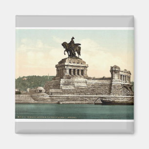Emperor William's Monument, Coblenz, the Rhine, Ge Magnet