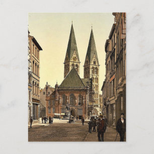 Emperor William's Place, Bremen, Germany classic P Postcard